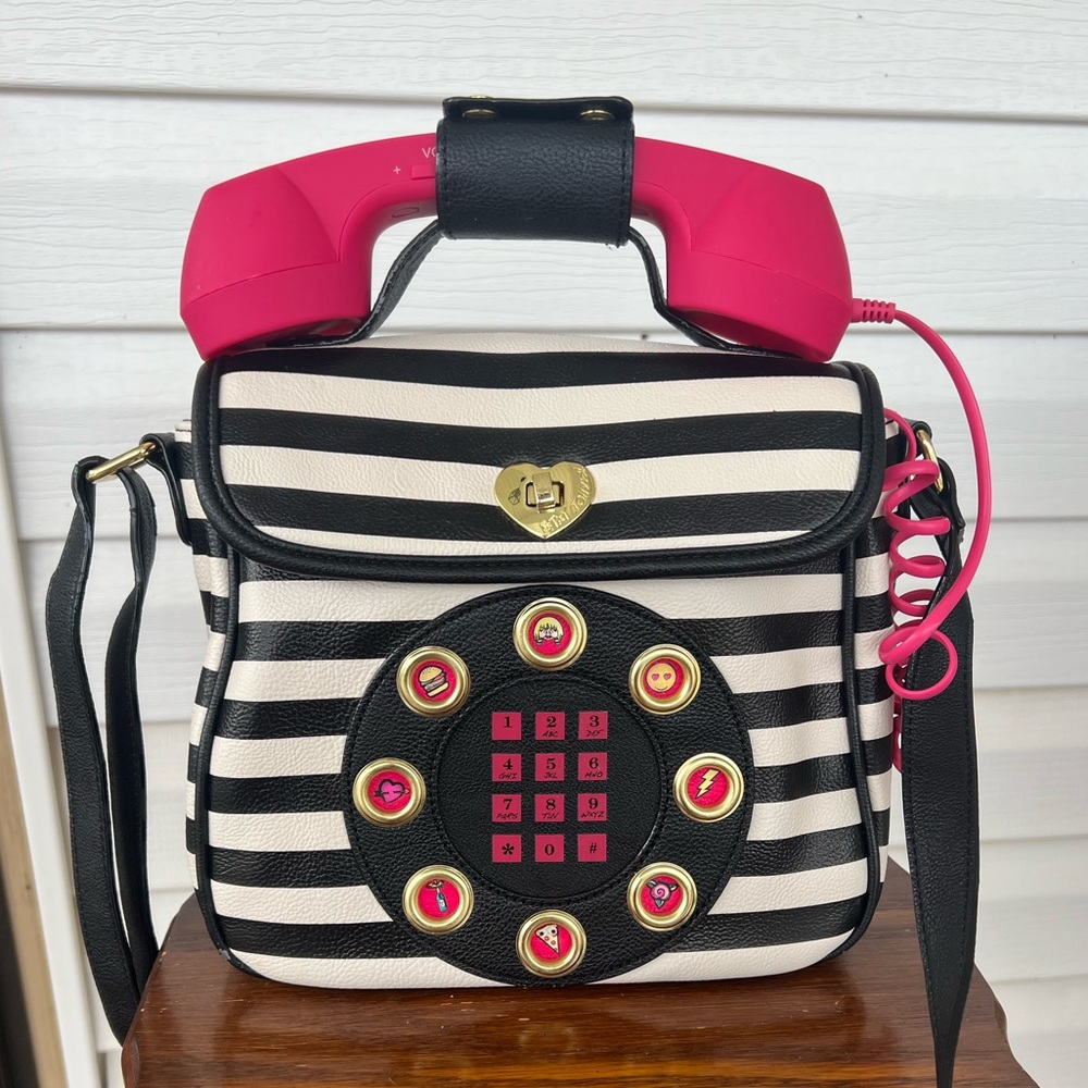 Betsey Johnson Hot Line Phone Handbag